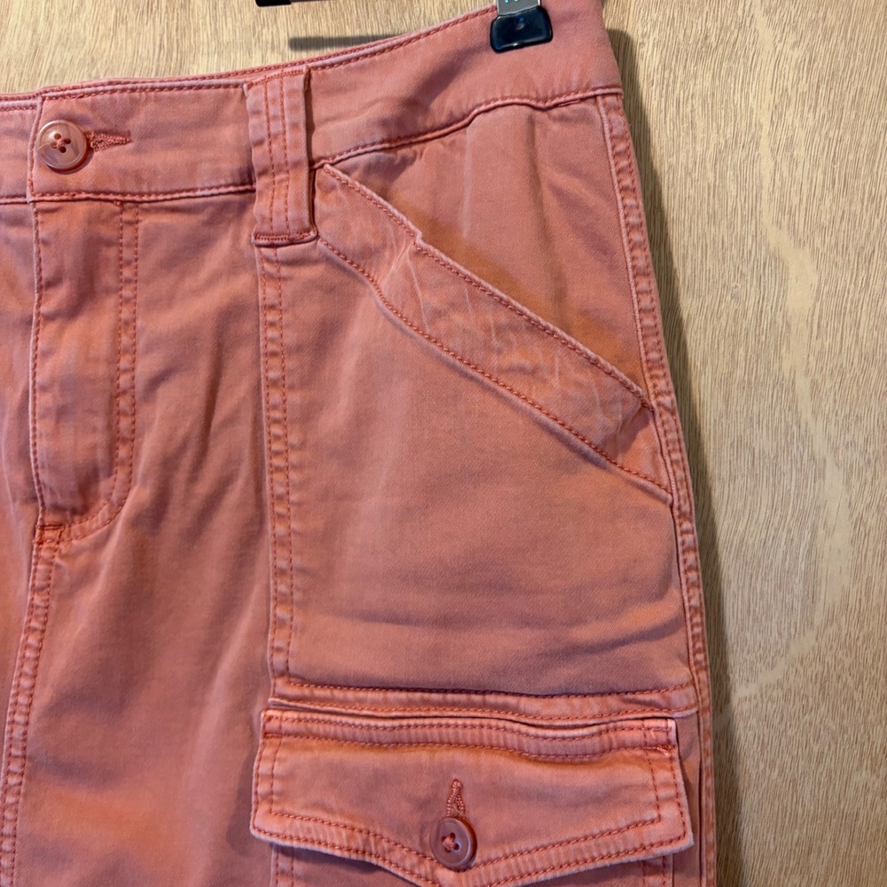 Women's Cargo Pocket Skort in Burnt Orange - Picture 5 of 16